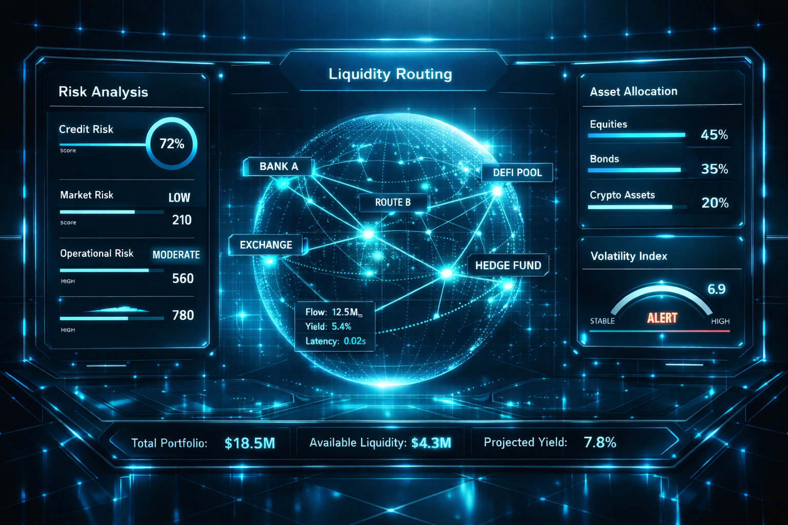 TechCoin.ai dashboard visual